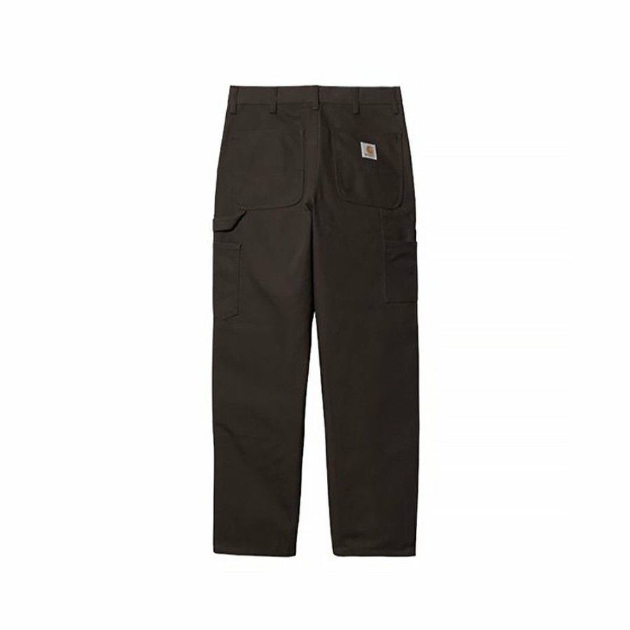 Mode Homme Carhartt WIP Pantalons | Carhartt Wip - Double Knee Pant - Tabac