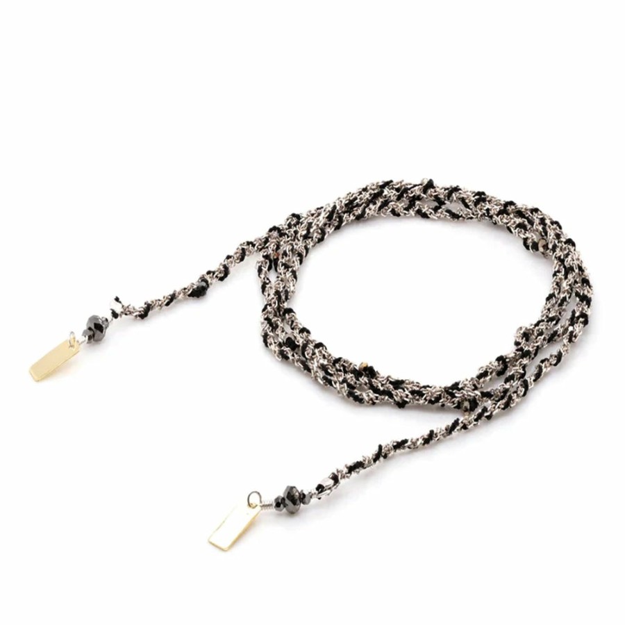 Mode Femme MARIE LAURE CHAMOREL Colliers | Marie Laure Chamorel - Collier N°182 - Silver Black