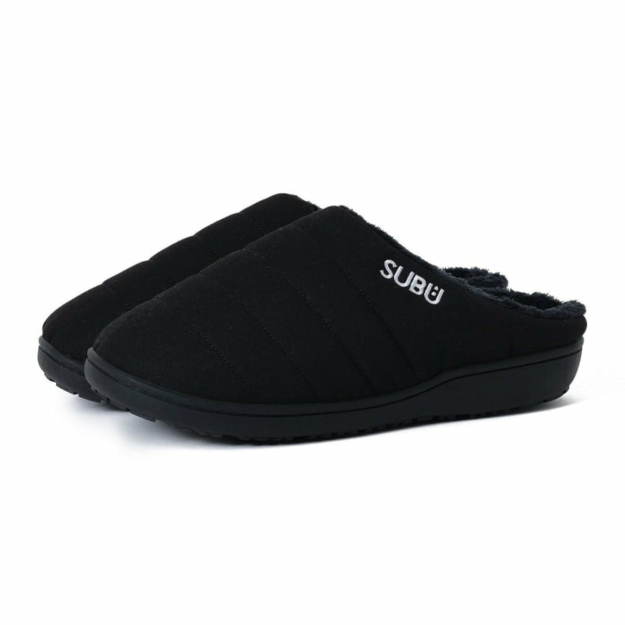 Mode Homme Subu Tokyo Chaussons | Subu Tokyo X Beams - Chaussons Suede - Noir