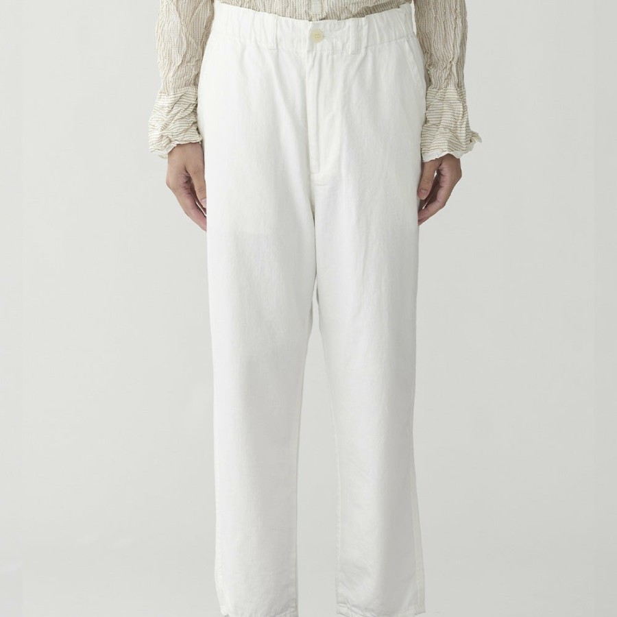 Mode Femme Pas de Calais Pantalons | Pas De Calais - Pantalon Large - Blanc