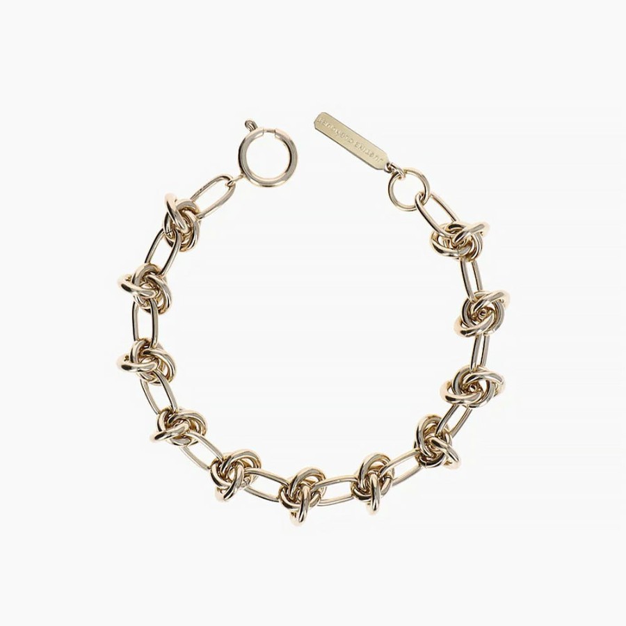 Mode Femme Justine Clenquet Justine Clenquet | Justine Clenquet - Daria Bracelet - Dore