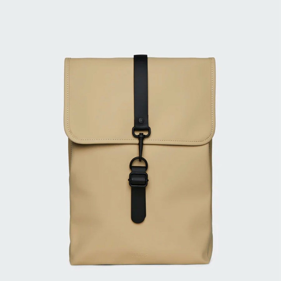 Mode Homme Rains Sacs | Rains - Sac A Dos Rucksack - Beige