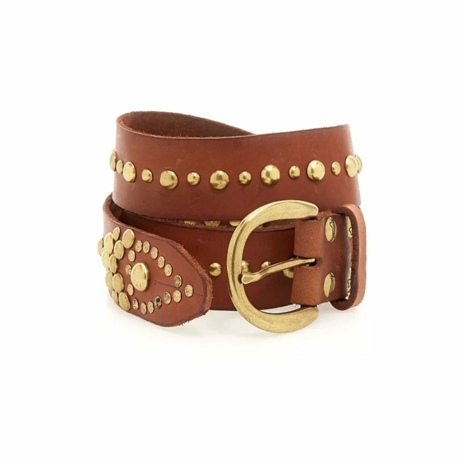 Mode Femme Campomaggi Ceintures | Campomaggi - Ceinture Glam - Marron