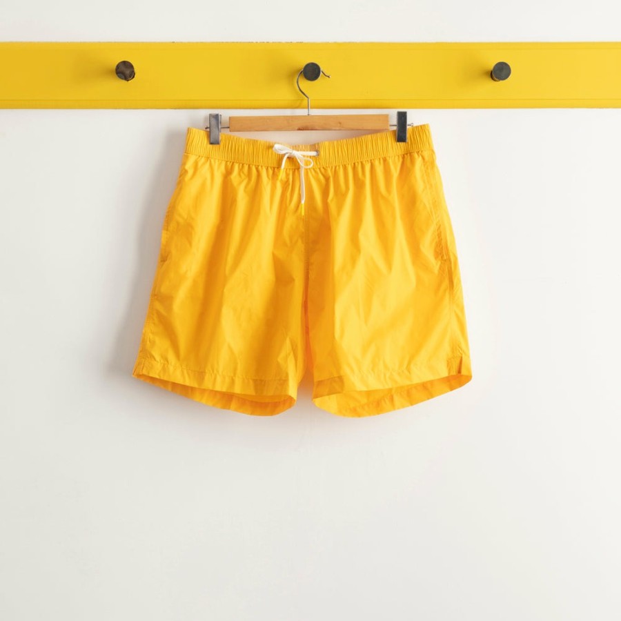 Mode Homme Hartford Maillots De Bain | Hartford - Short De Bain Uni - Jaune