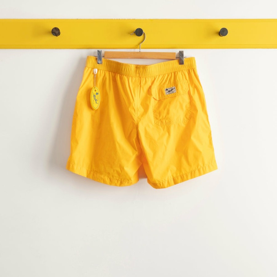 Mode Homme Hartford Maillots De Bain | Hartford - Short De Bain Uni - Jaune