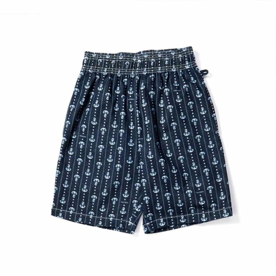 Mode Homme Cookman Shorts | Cookman - Short Chef A Imprime - Ancre