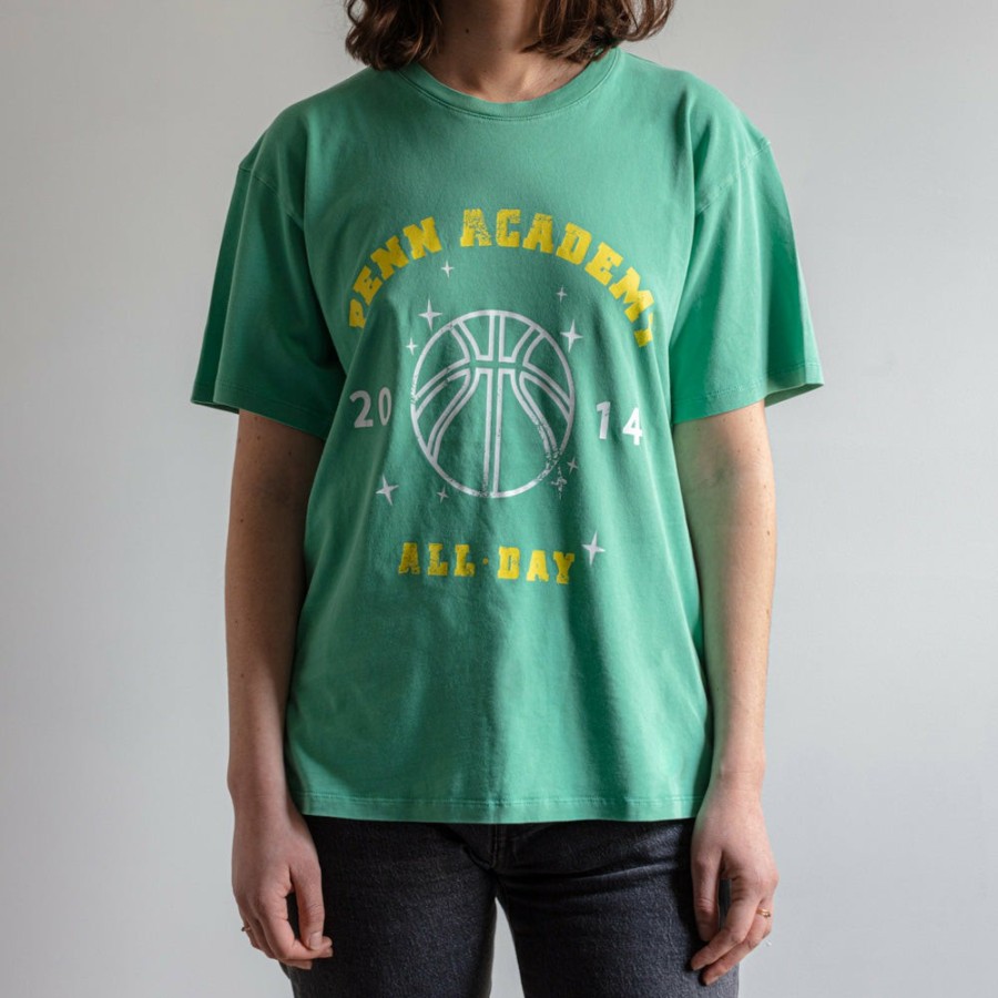 Mode Femme Brewster T-Shirts | Brewster - T-Shirt Basketball - Vert