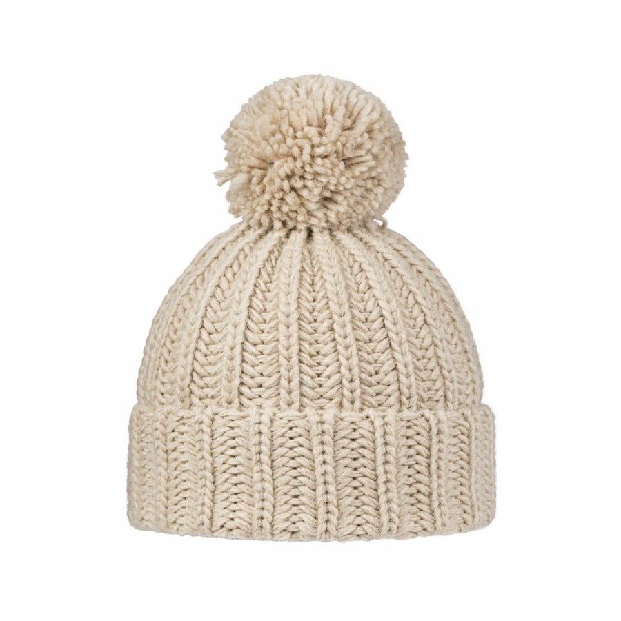 Mode Femme Santacana Bonnets | Santacana - Bonnet En Laine - Beige