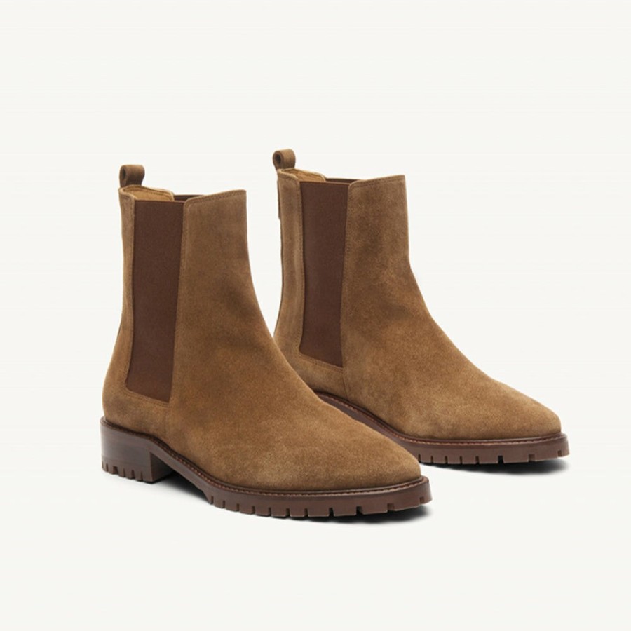 Mode Femme Rivecour Bottes | Rivecour - Chelsea Boots - Noisette