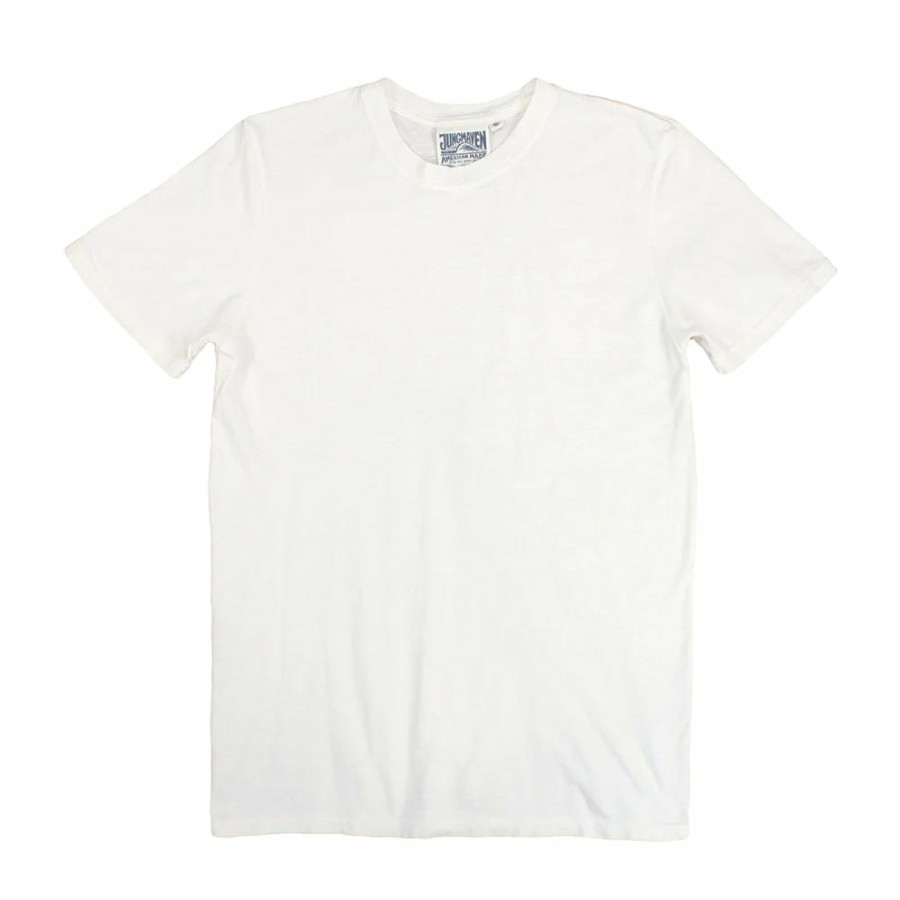 Mode Homme JUNGMAVEN T-Shirts | Jungmaven - T-Shirt Basic Tee - Blanc