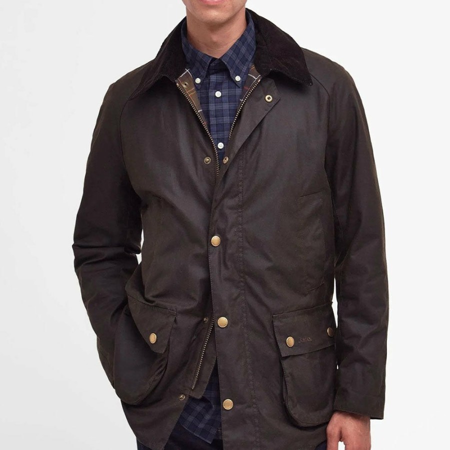 Mode Homme Barbour Vestes | Barbour - Veste Ashby Wax Jacket - Olive