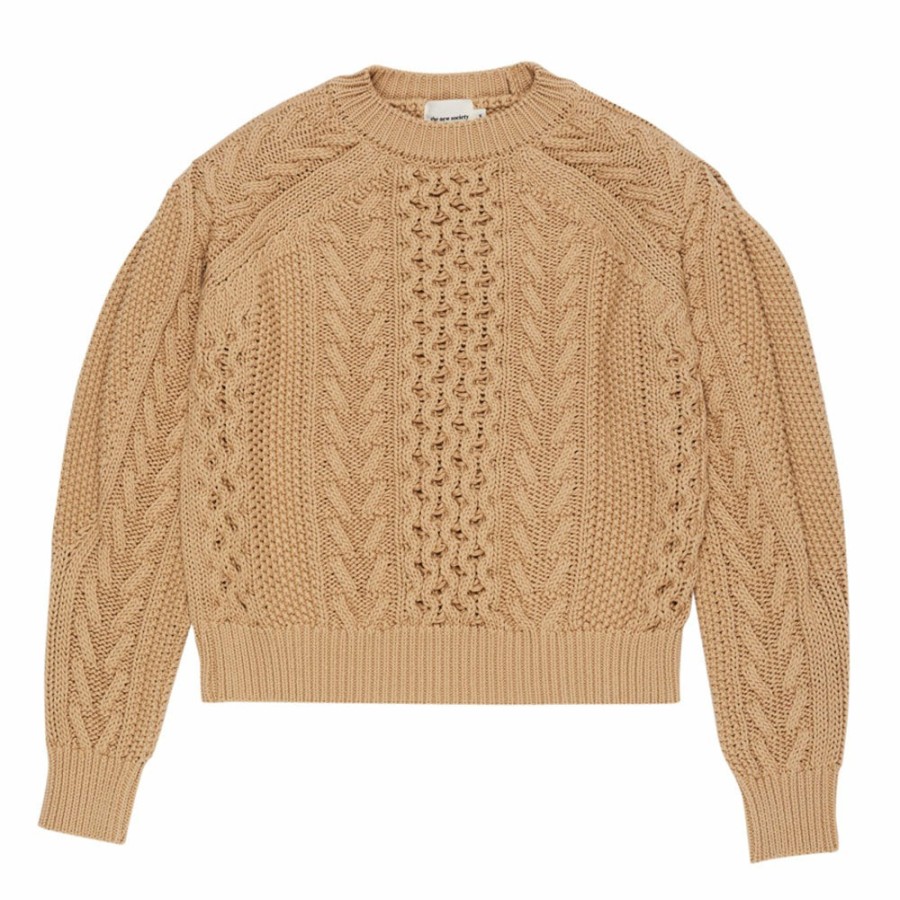 Mode Femme The New Society Mailles | The New Society - Maille Pull - Beige