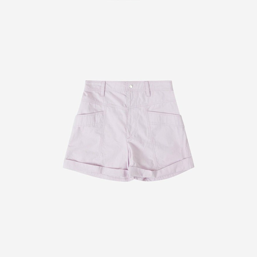 Mode Femme Isabel Marant Shorts | Isabel Marant - Short Rachel - Lila