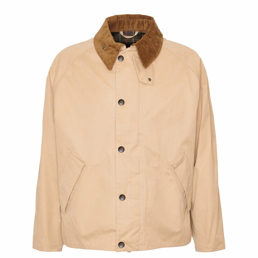 Mode Homme Barbour Vestes | Barbour - Veste Os Transporter Casual - Beige