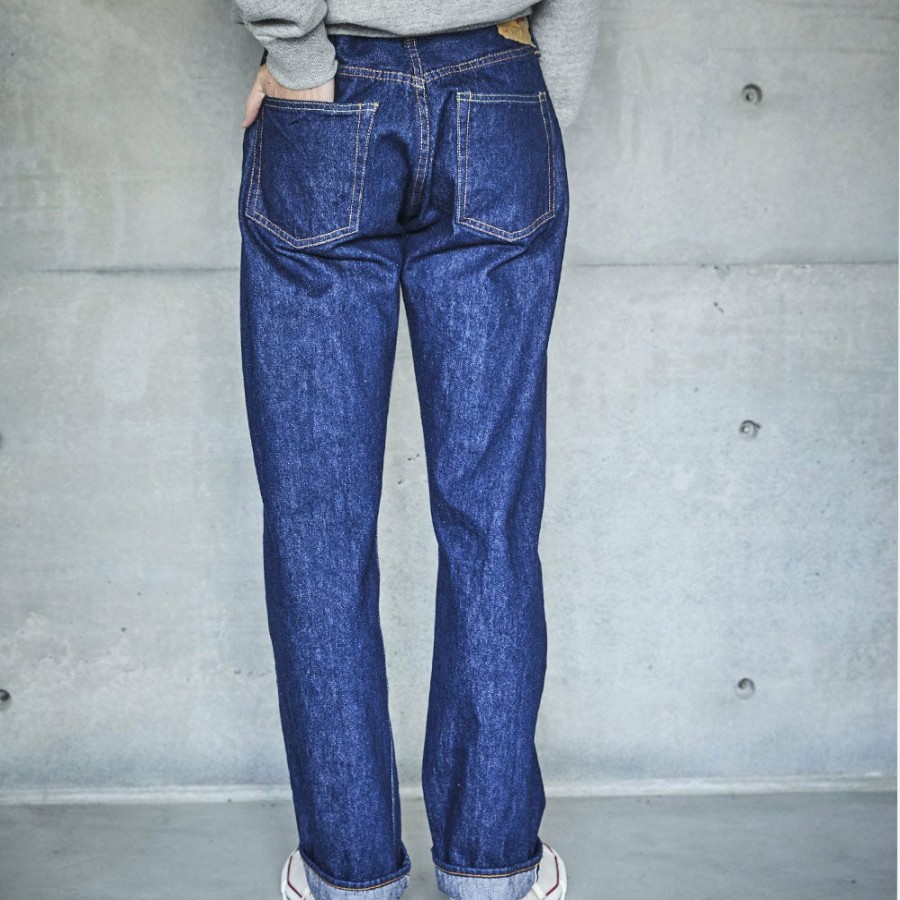 Mode Homme OrSlow Jeans | Orslow - Jeans Selvedge 105 Standard - Bleu