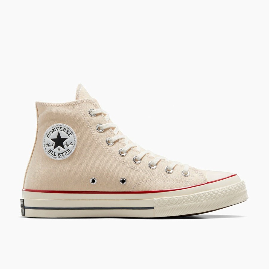 Mode Femme Converse Baskets | Converse - Chuck 70 Vintage Canvas Montante - Ecru