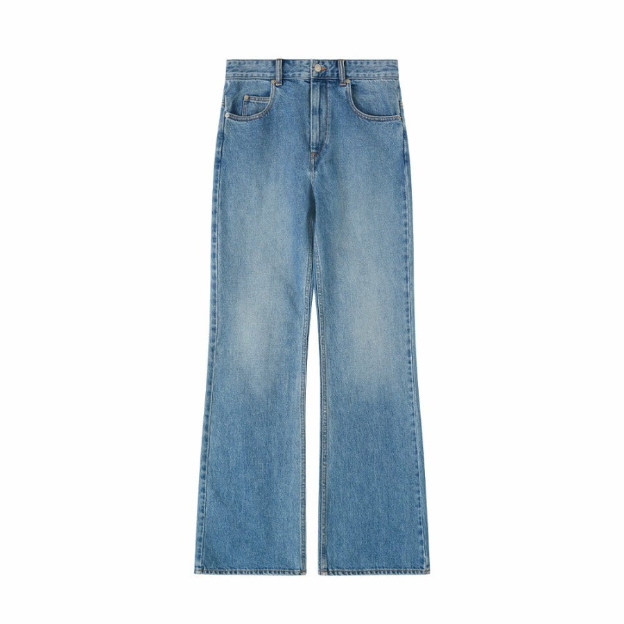 Mode Femme Isabel Marant Pantalons | Isabel Marant - Pantalon Belvira - Bleu Clair