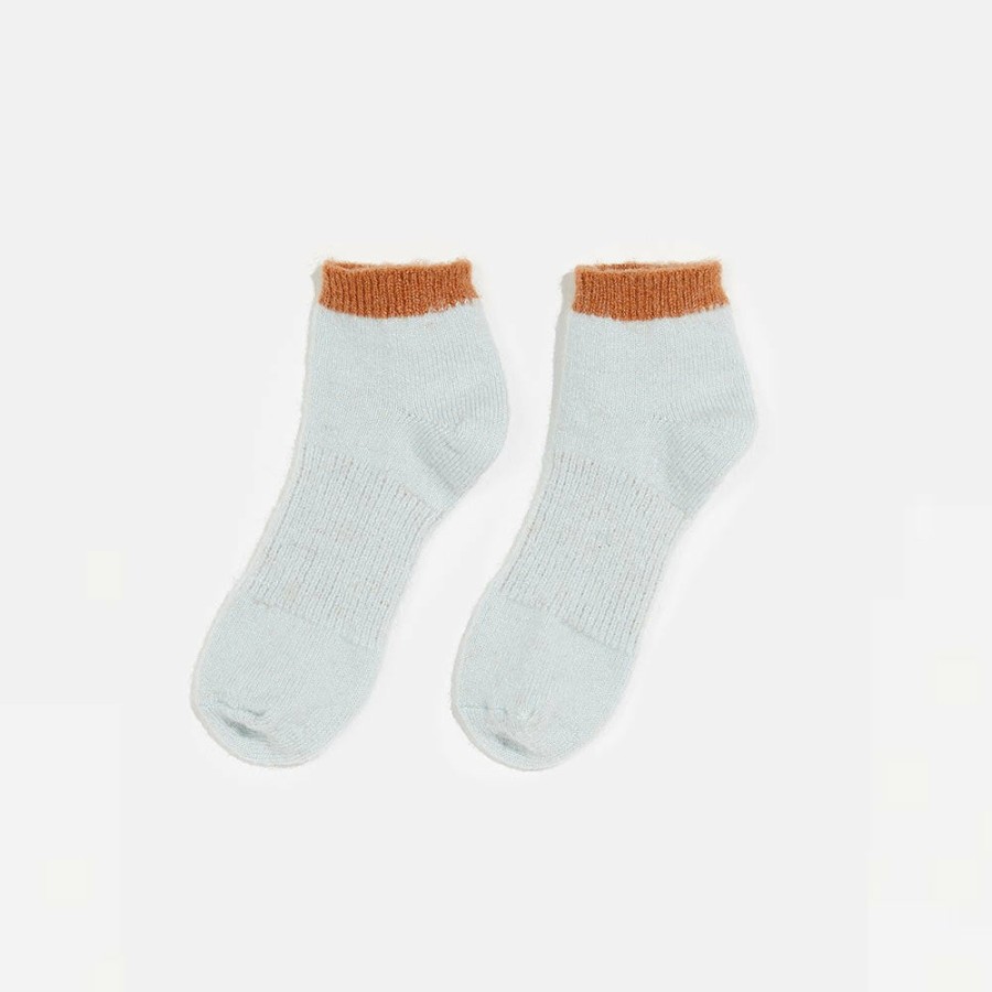 Mode Femme Bellerose Chaussettes | Bellerose - Chaussettes Farno - Bleu