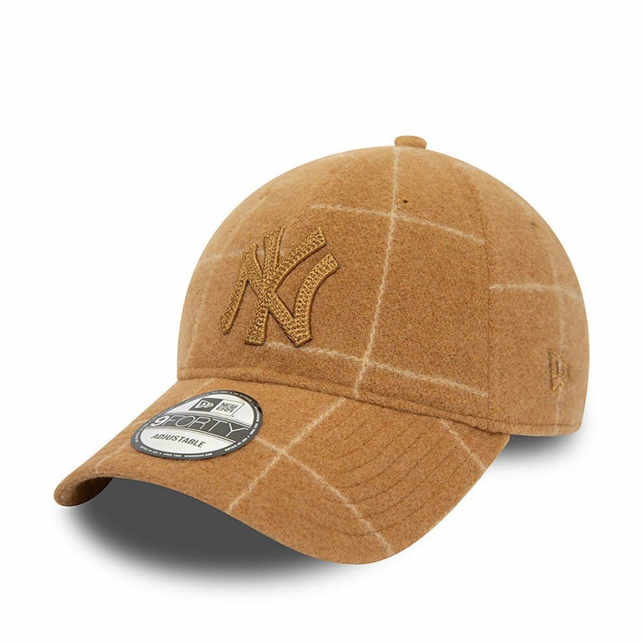 Mode Homme New Era Casquettes | New Era - Casquette Ny Yankees Mlb Rewool 9Forty - Beige