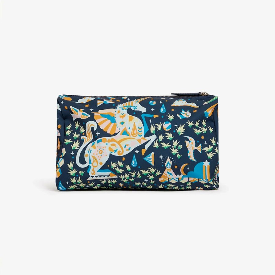 Beaute INOUI EDITIONS Trousses De Toilette | Inoui Editions - Pochette Licorne - Bleu