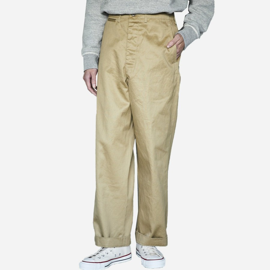 Mode Homme OrSlow Pantalons | Orslow - Pantalon Militaire Vintage - Beige