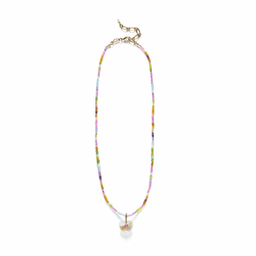 Mode Femme Anni Lu Anni Lu | Anni Lu - Collier Hearty Eldorado - Rainbow