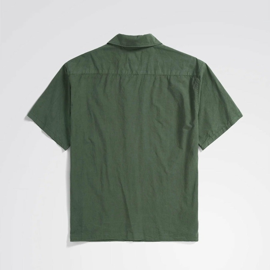 Mode Homme Norse Projects Chemises | Norse Projects - Chemise Carsten - Vert Fonce