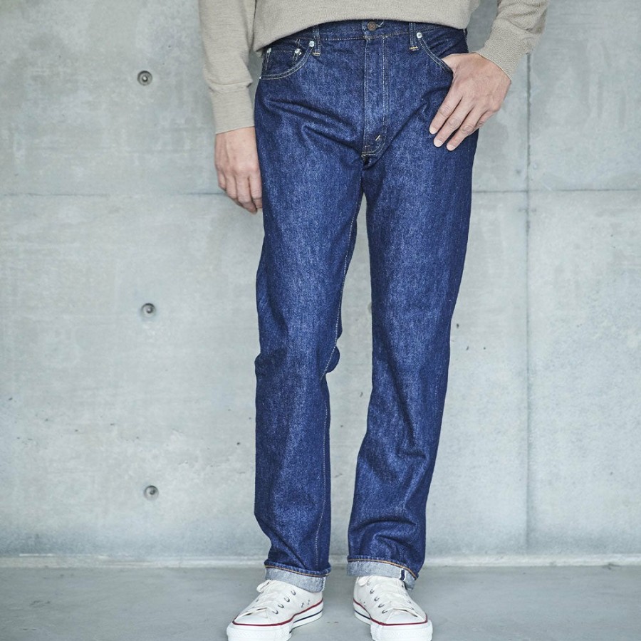 Mode Homme OrSlow Jeans | Orslow - Jeans Selvedge 107 Ivy - Bleu