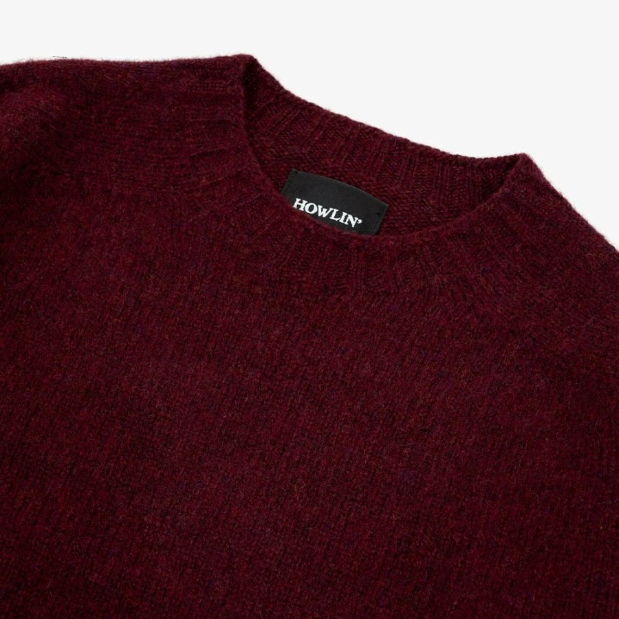 Mode Homme Howlin Mailles | Howlin' - Pull Birth Of The Cool - Rouge