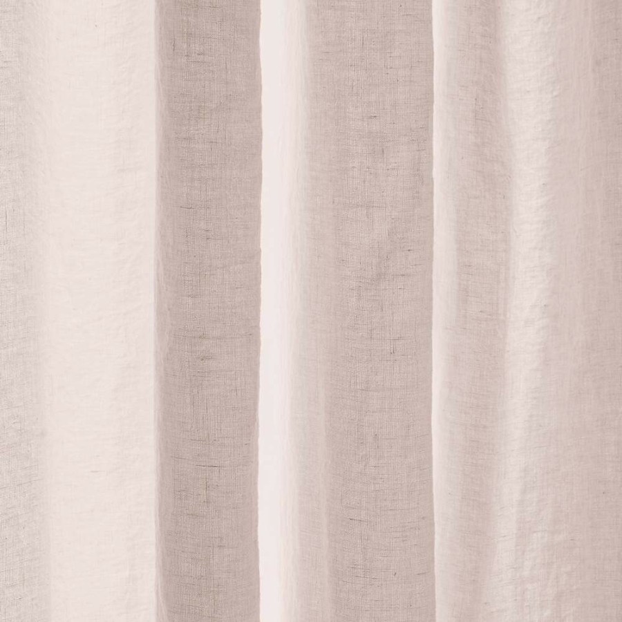 Linge De Maison 200 LINTEX Rideaux En Lin | Rideau En Lin Lave - Beige Rose