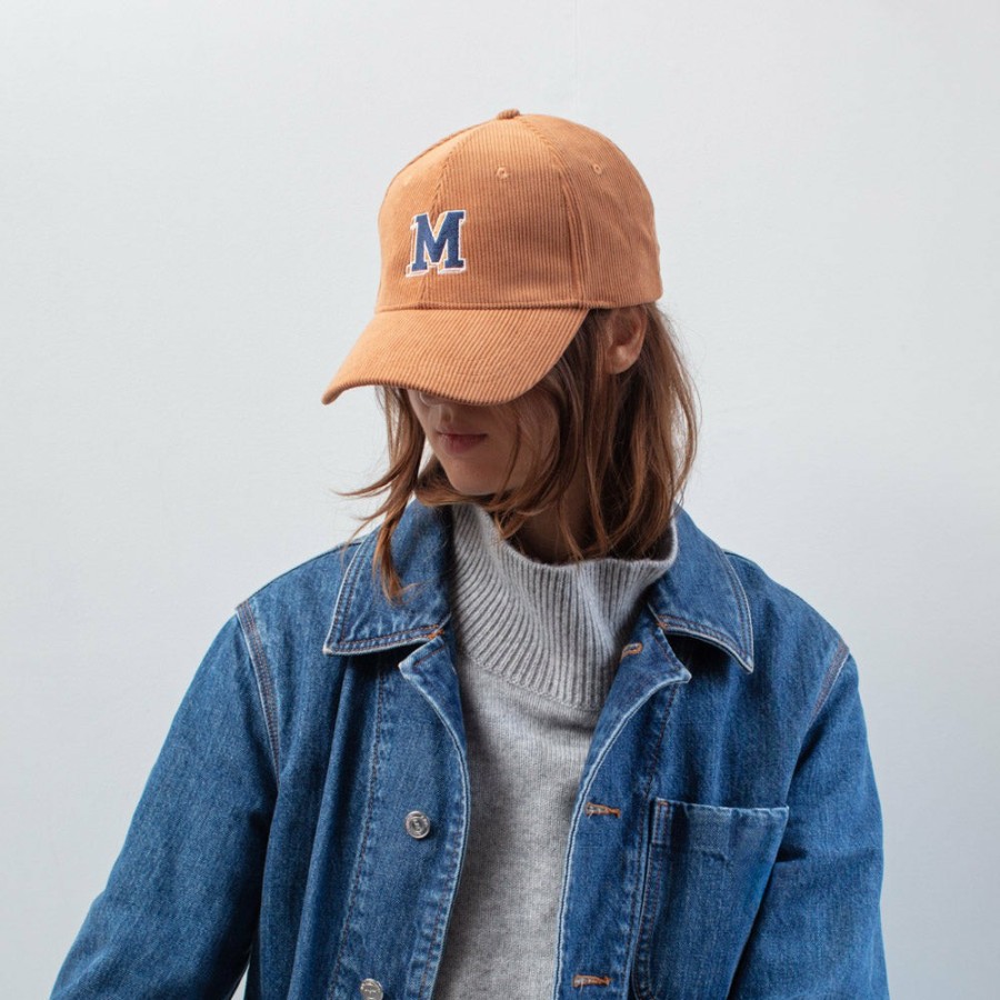 Mode Femme M05 Casquettes | Merci - Casquette M Velours - Camel