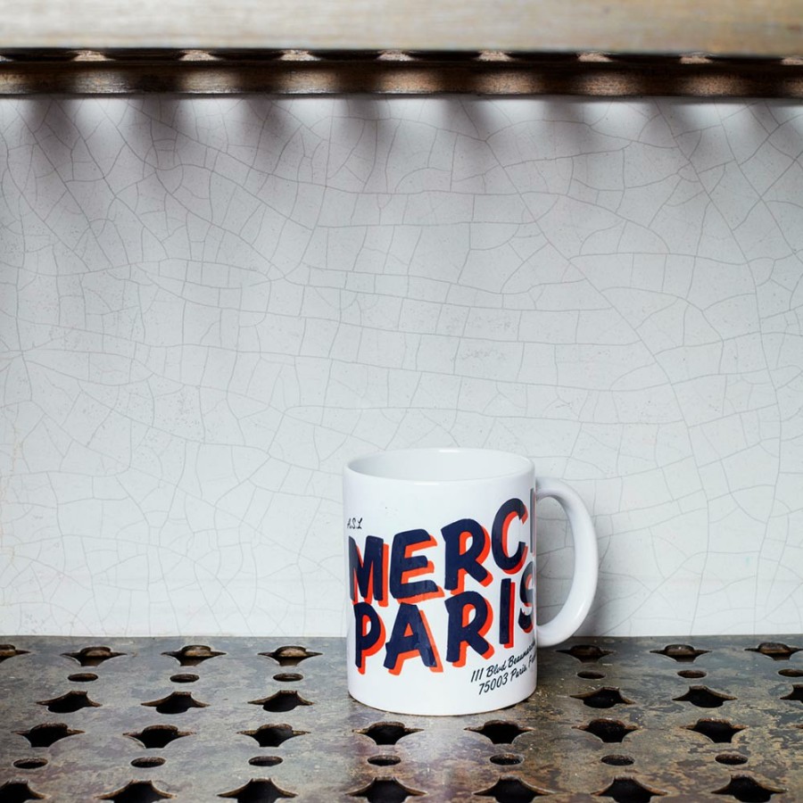 Art De La Table 1799 MARKM LASER Tasses | Mug Merci Paris - Marine