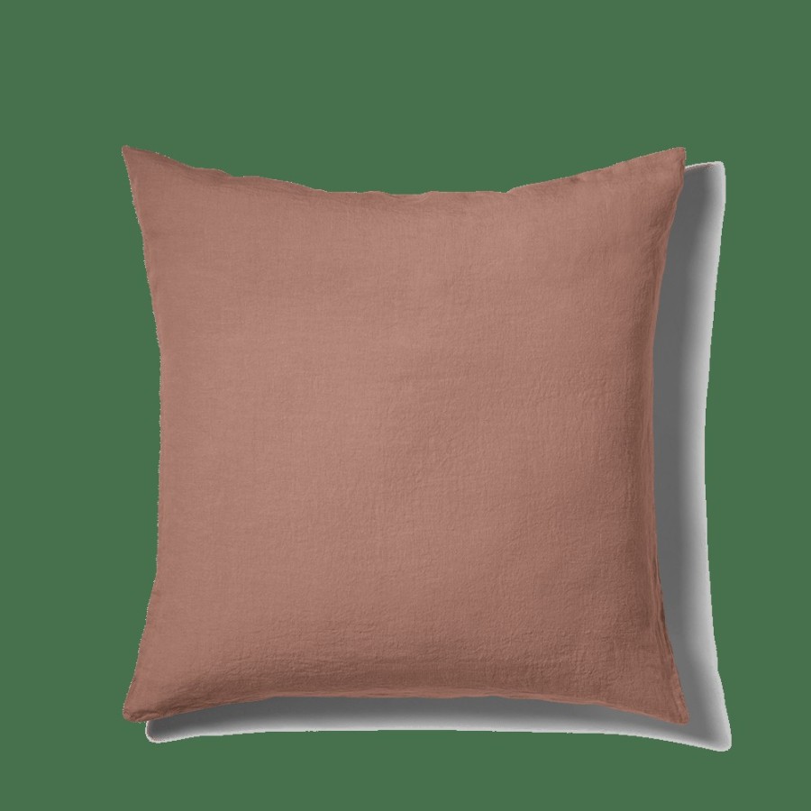 Linge De Maison 200 LINTEX Taies D'Oreiller | Taie D'Oreiller En Lin Lave - Rose Argile