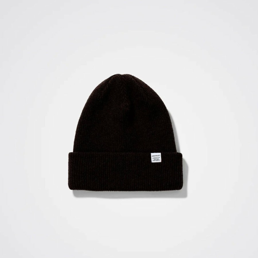 Mode Homme Norse Projects Bonnets | Norse Project - Bonnet Norse - Marron