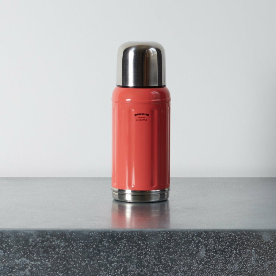 Deco & Lifestyle 738 POKETLE Gourdes | Gourde Thermos 350Ml - Rose - Poketle