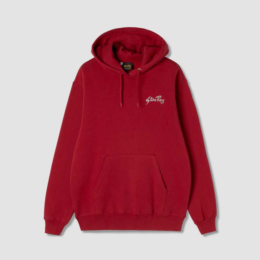 Mode Homme Stan Ray Sweats | Stan Ray - Sweat A Capuche Stan - Rouge