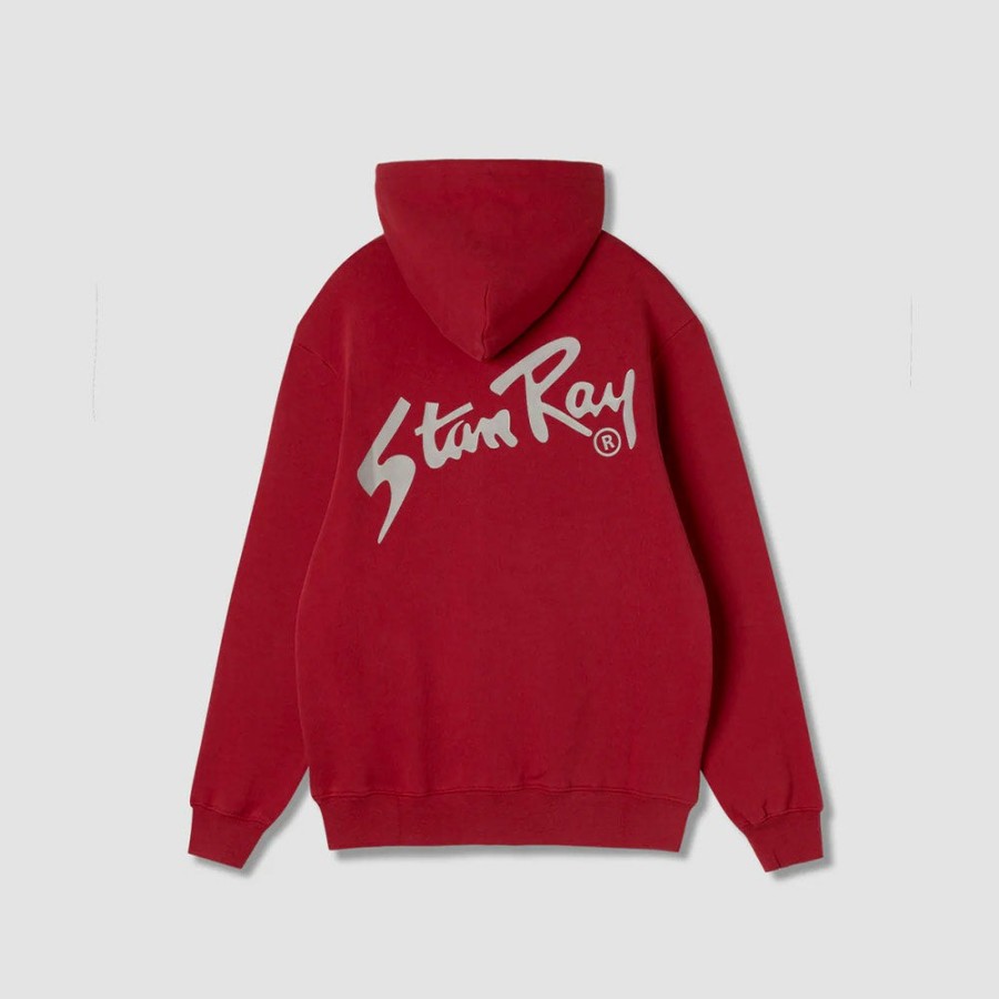 Mode Homme Stan Ray Sweats | Stan Ray - Sweat A Capuche Stan - Rouge