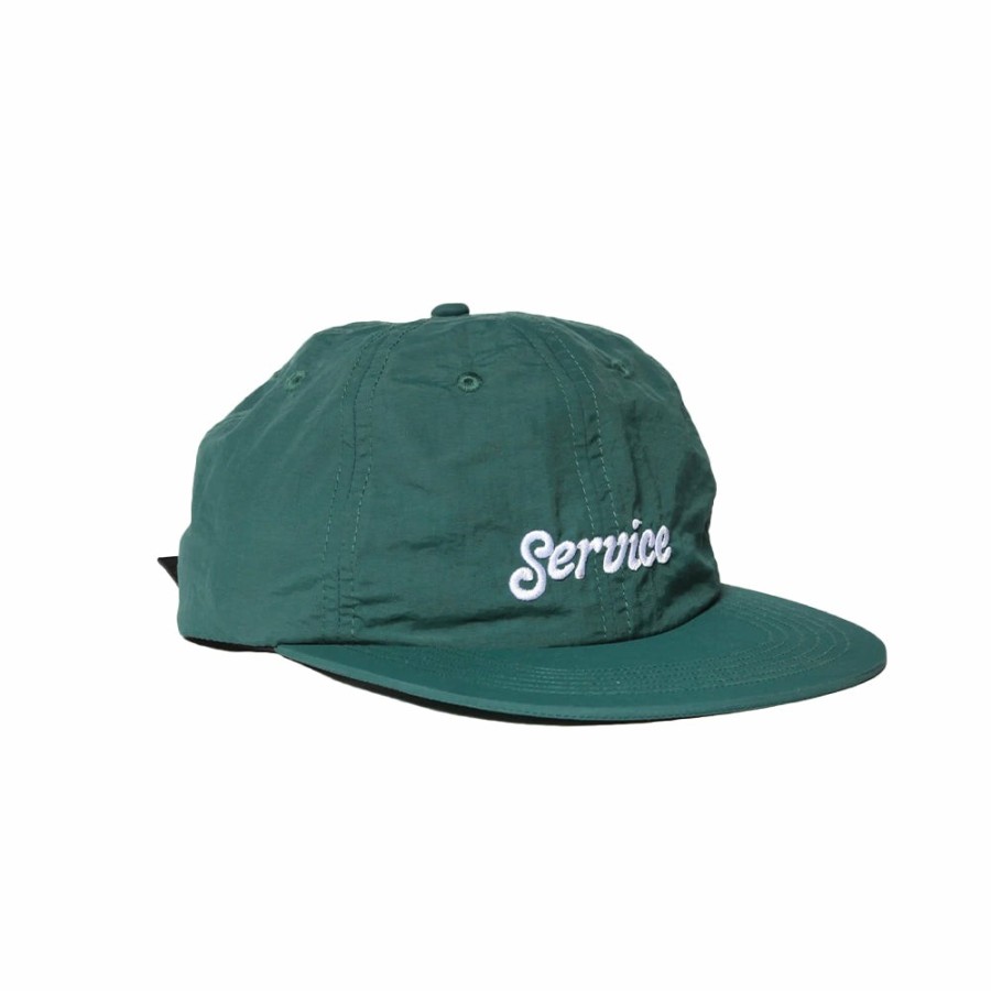 Mode Homme Service Works Casquettes | Service Works - Casquette En Nylon Service - Vert Sapin