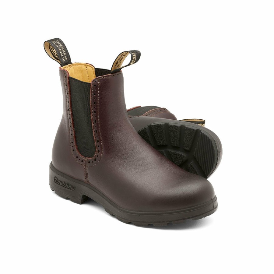 Mode Femme Blundstone Bottes | Blundstone - Bottines Hautes Chelsea - Bordeaux