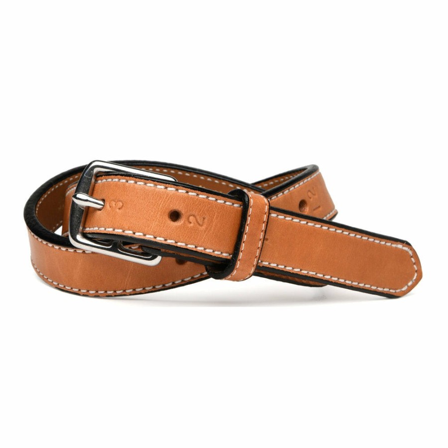 Mode Homme YUKETEN Ceintures | Yuketen - Ceinture En Cuir Stirrup - Camel