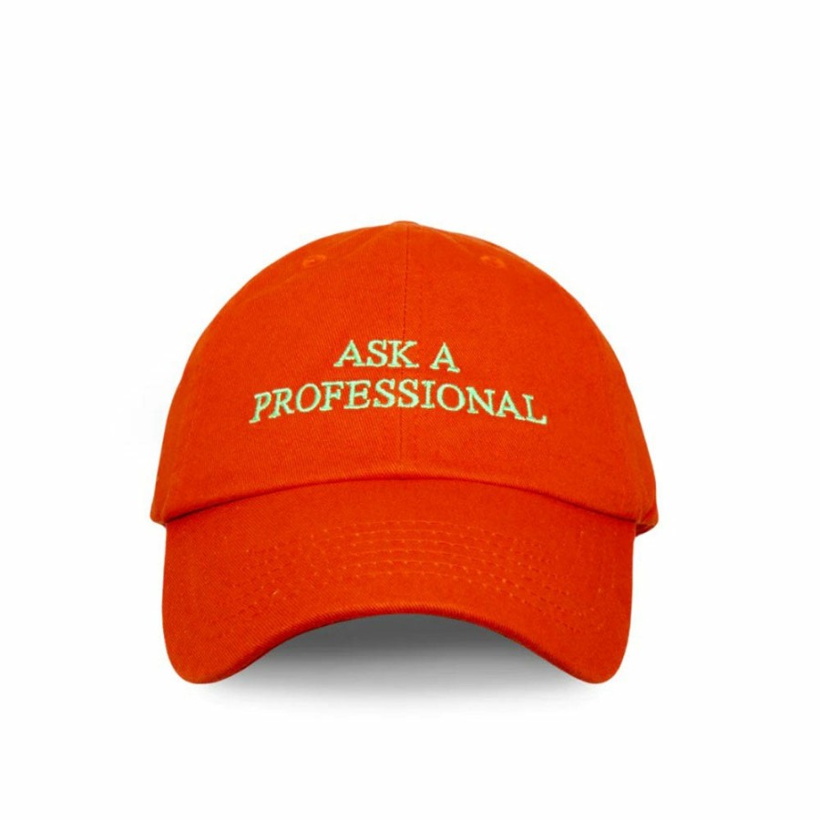 Mode Homme Ho Ho Coco Casquettes | Ho Ho Coco - Casquette Ask A Professional - Orange