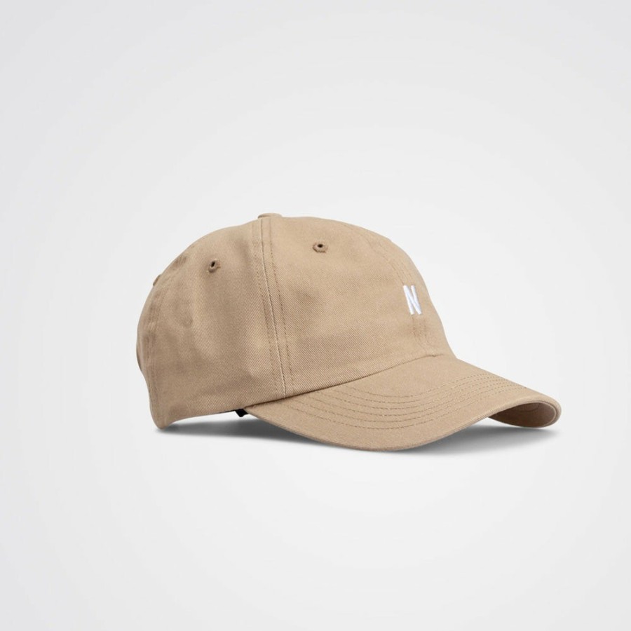 Mode Homme Norse Projects Casquettes | Norse Projects - Casquette Twill Sports Cap - Kaki