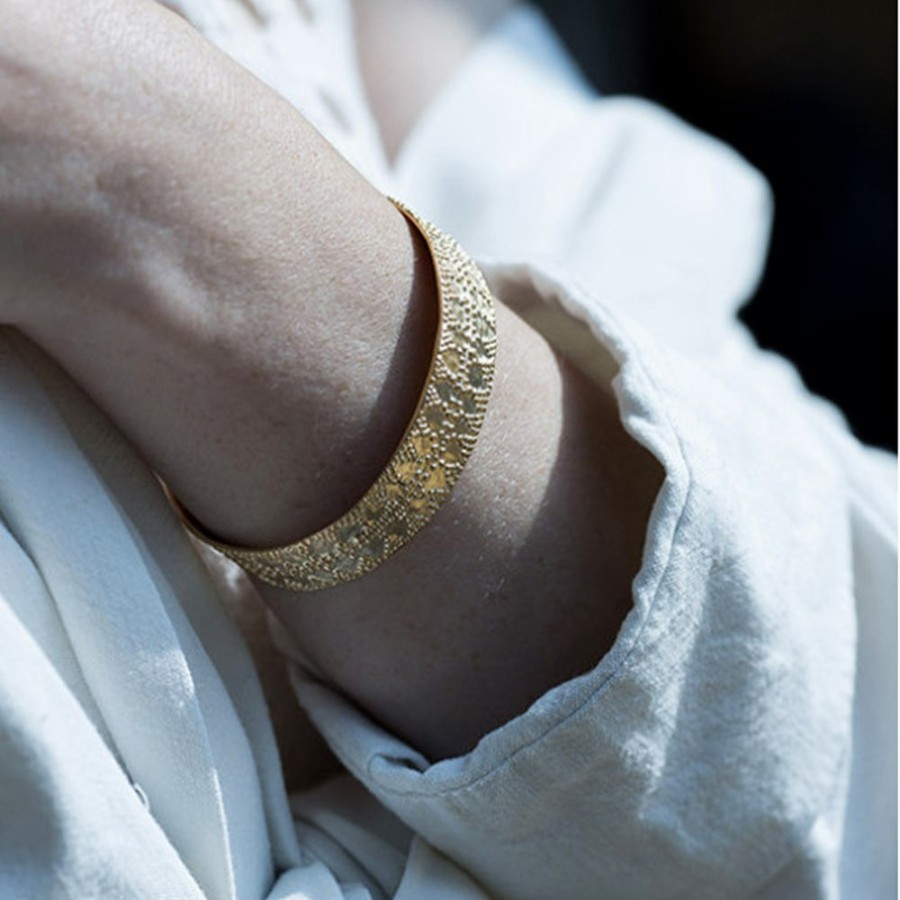 Mode Femme ALIX D REYNIS Bracelets | Alix D. Reynis - Jonc Daphne - Dore