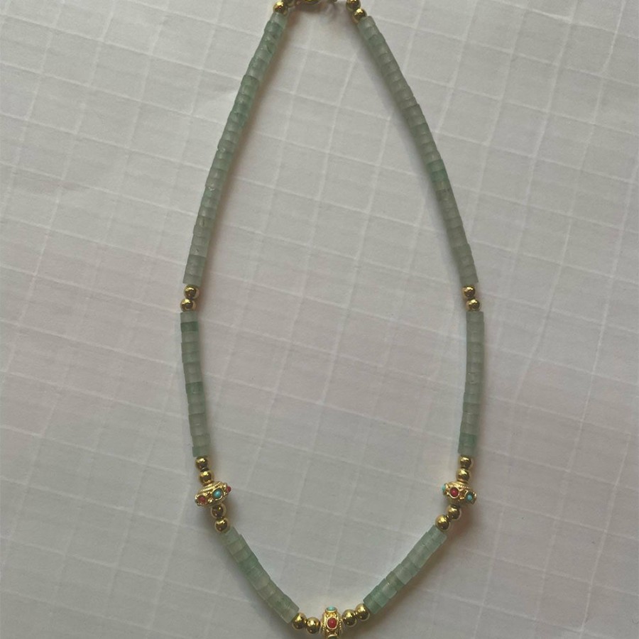 Mode Femme JUHU Colliers | Juhu - Collier Lil - Jade