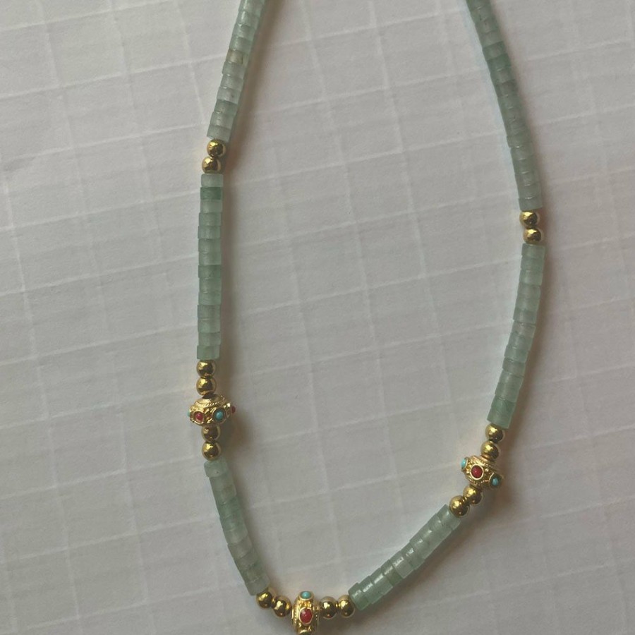 Mode Femme JUHU Colliers | Juhu - Collier Lil - Jade