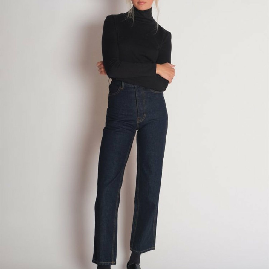 Mode Femme Jesse Kamm Jeans | Jesse Kamm - Jean Brut 225'S - Bleu