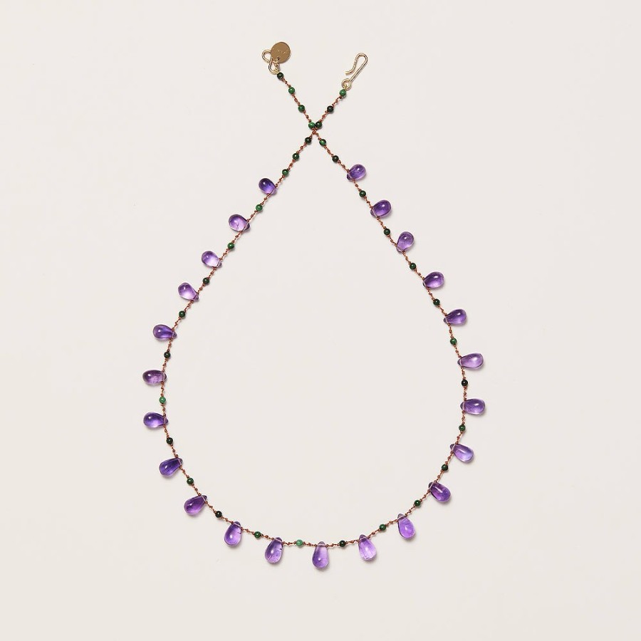 Mode Femme Ivarene Ivarene | Ivarene - Collier Youngtown - Violet/Vert