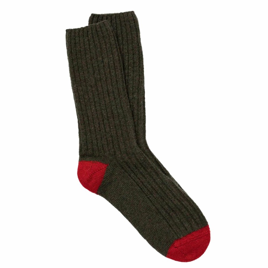 Mode Femme Royalties Chaussettes | Royalties - Chaussettes Benjamin - Kaki