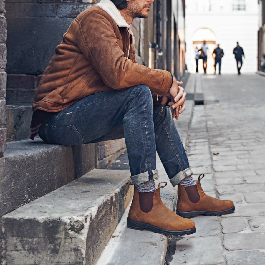 Mode Homme Blundstone Bottines | Blundstone - Bottines Classic Chelsea - Camel