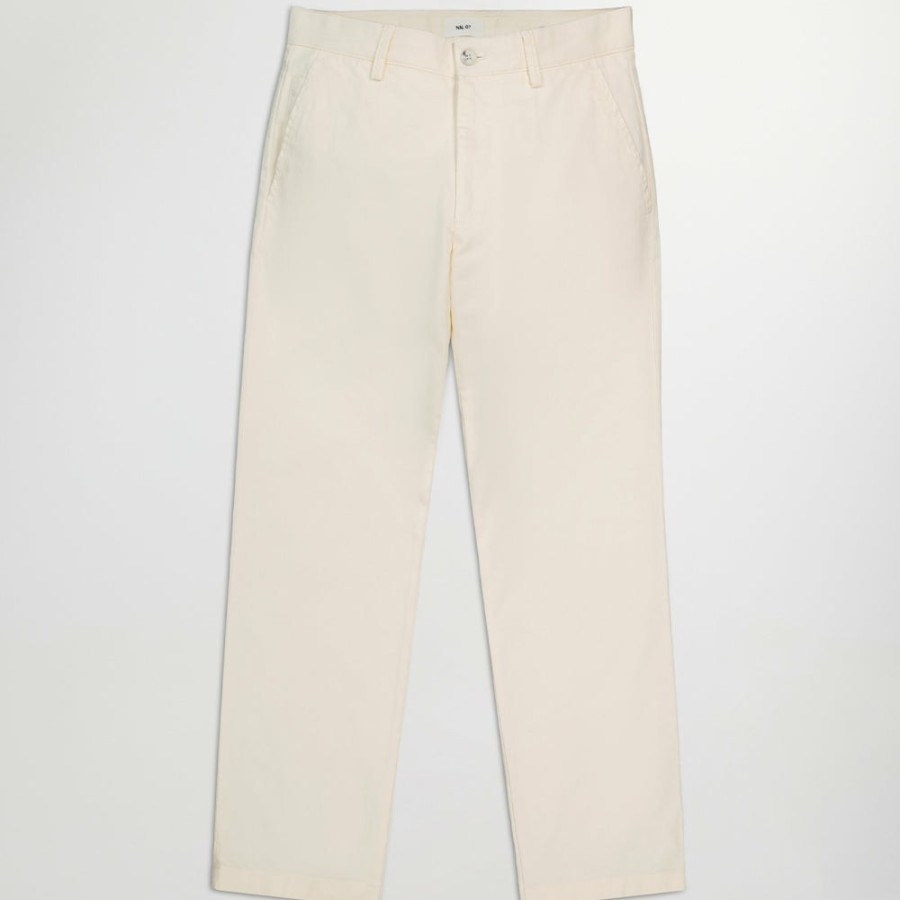 Mode Homme NN07 Pantalons | Nn07 - Pantalon Alex - Off White